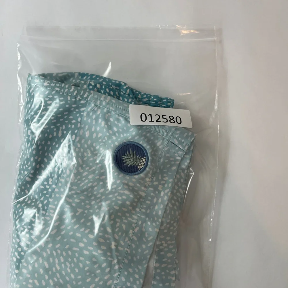 Chubbies Swim Trunks Mens L Blue 5.5